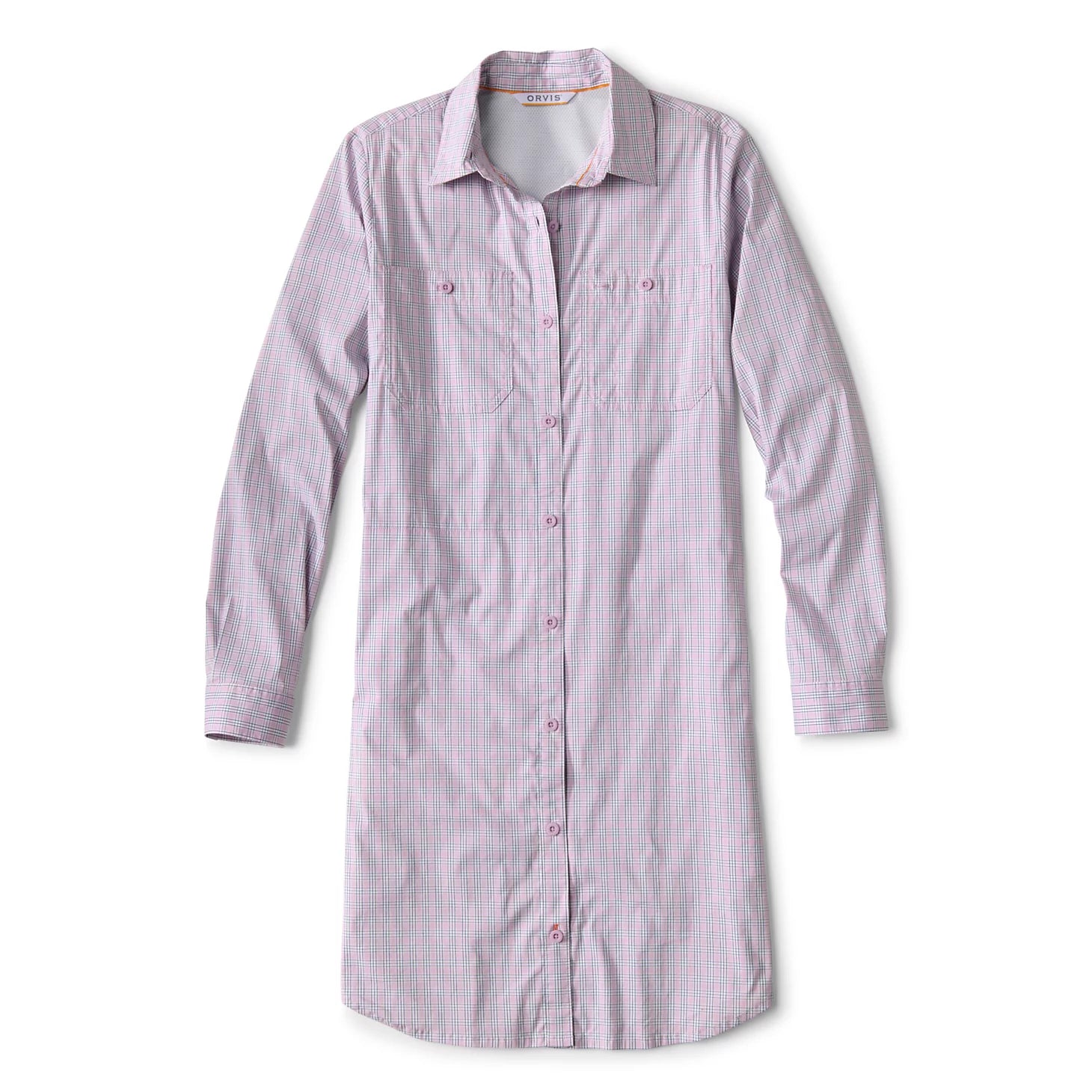 River Guide Plaid Shirt Dress