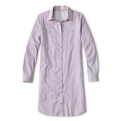 River Guide Plaid Shirt Dress