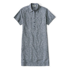Classic Short-Sleeve Camp Shirt Dress