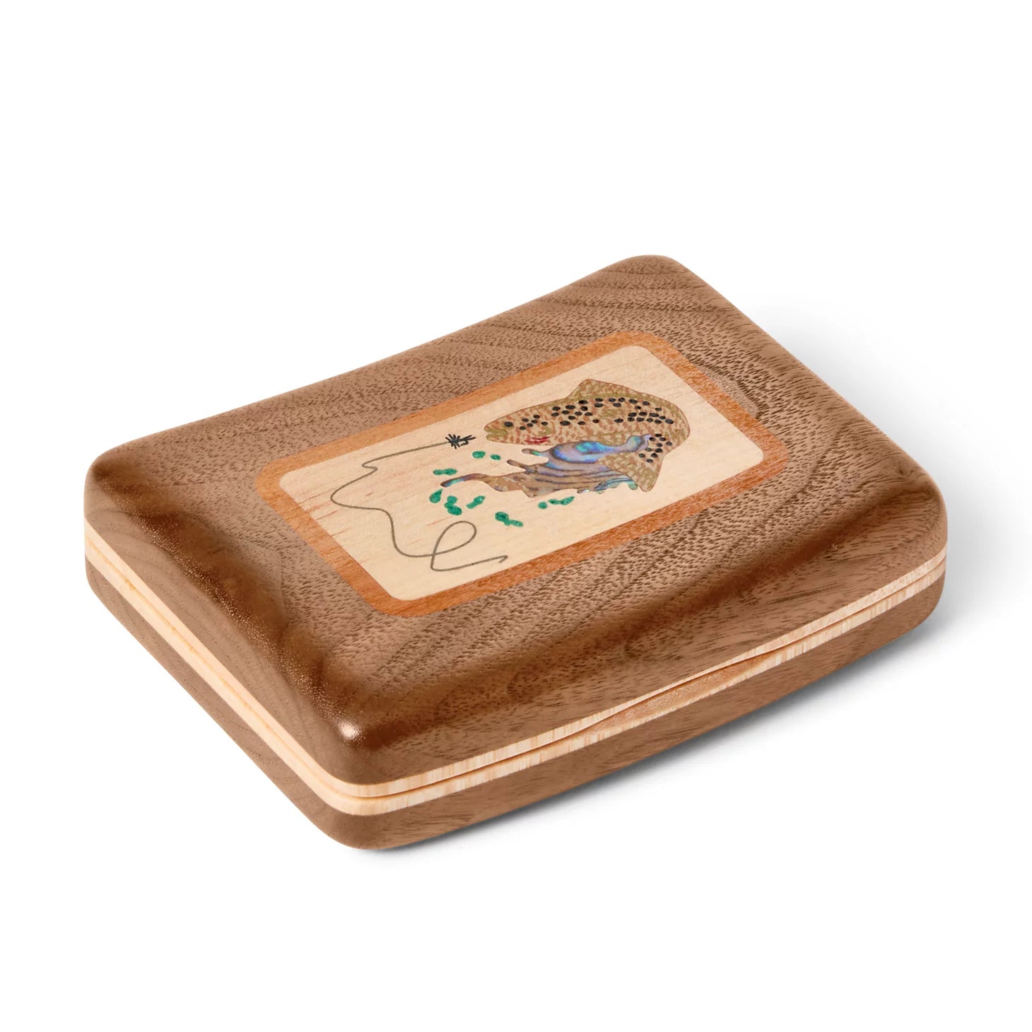 A.L. Swanson River Series Fly Boxes - Wood Inlay