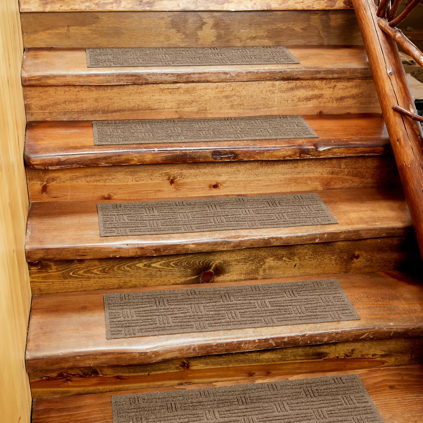 Recycled WaterHog® Oxford Weave Stair Treads