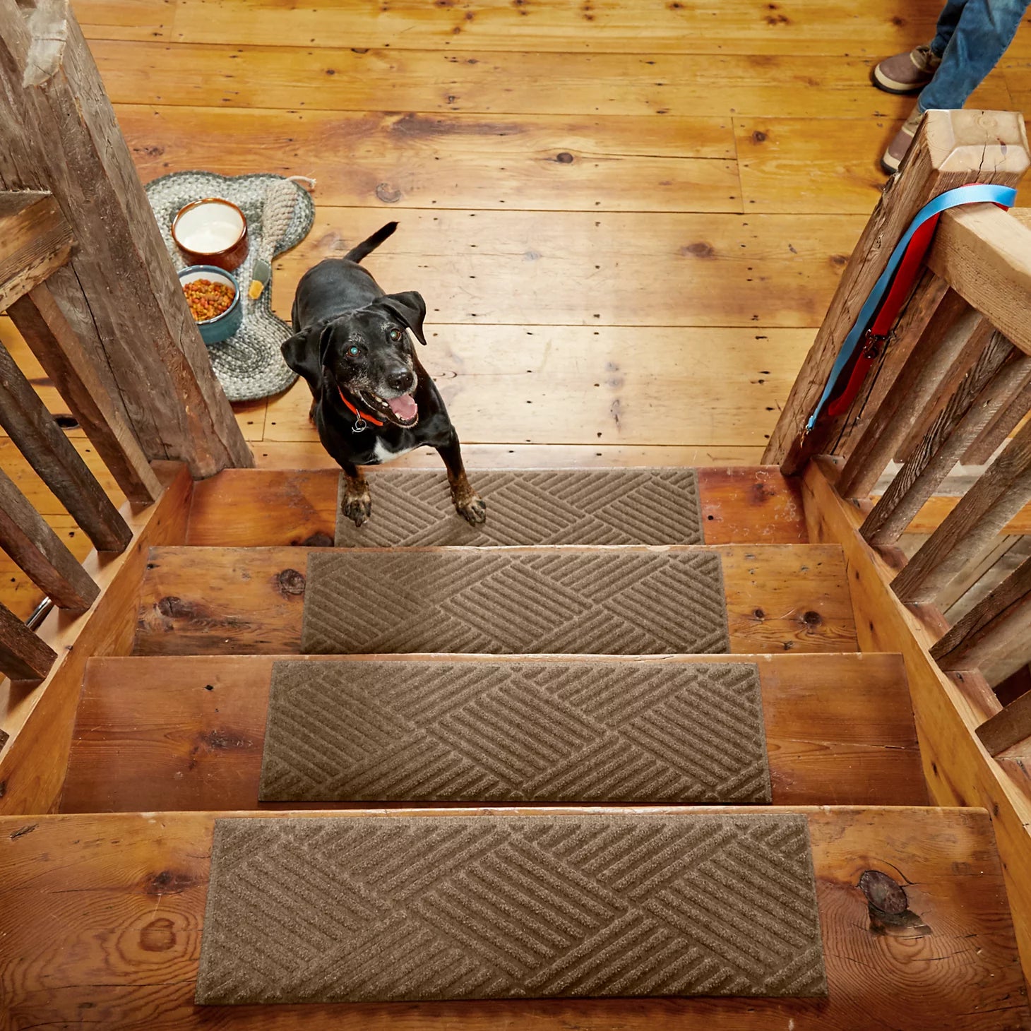 Recycled WaterHog® Diamonds Stair Treads