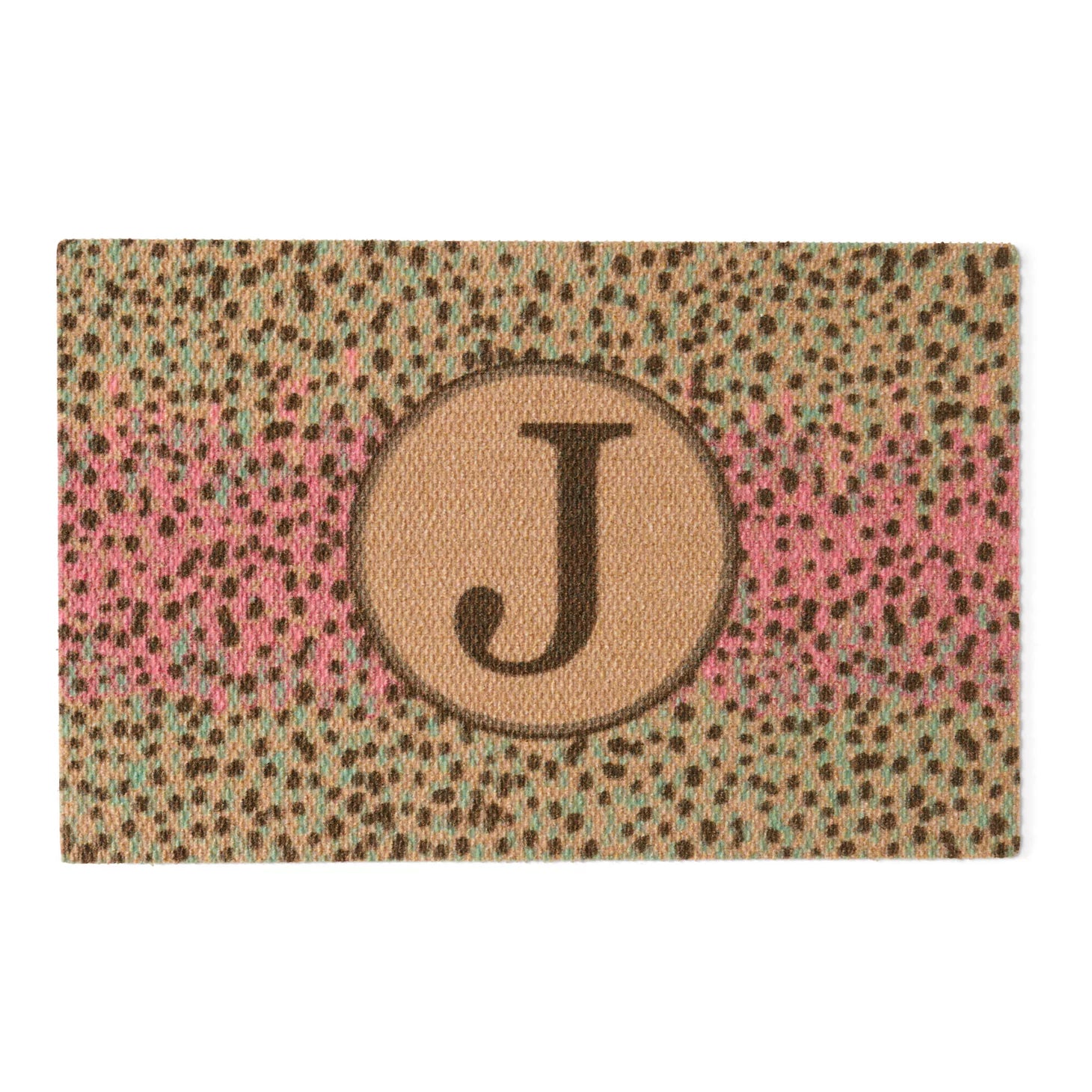 Neighburly Trout Monogrammed Doormat 2' x 3'