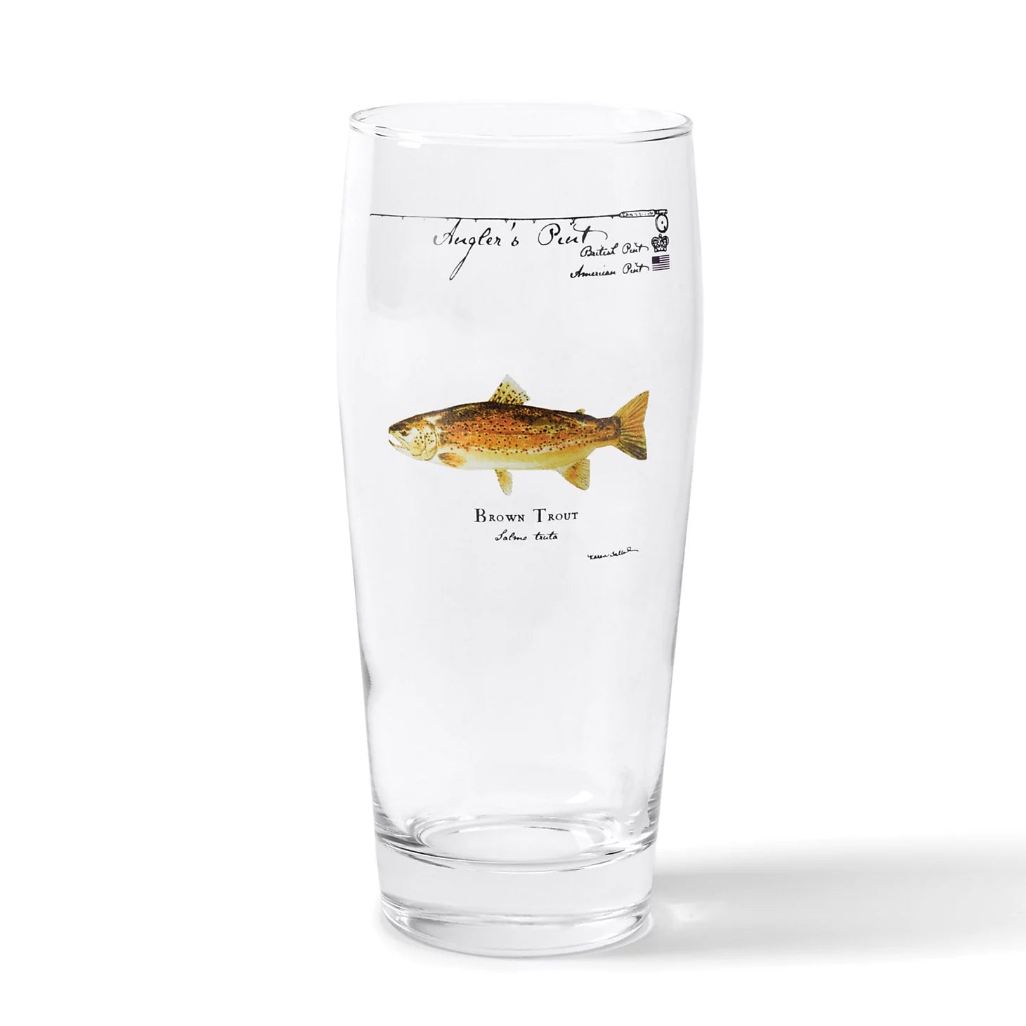 Angler's Pint Glass
