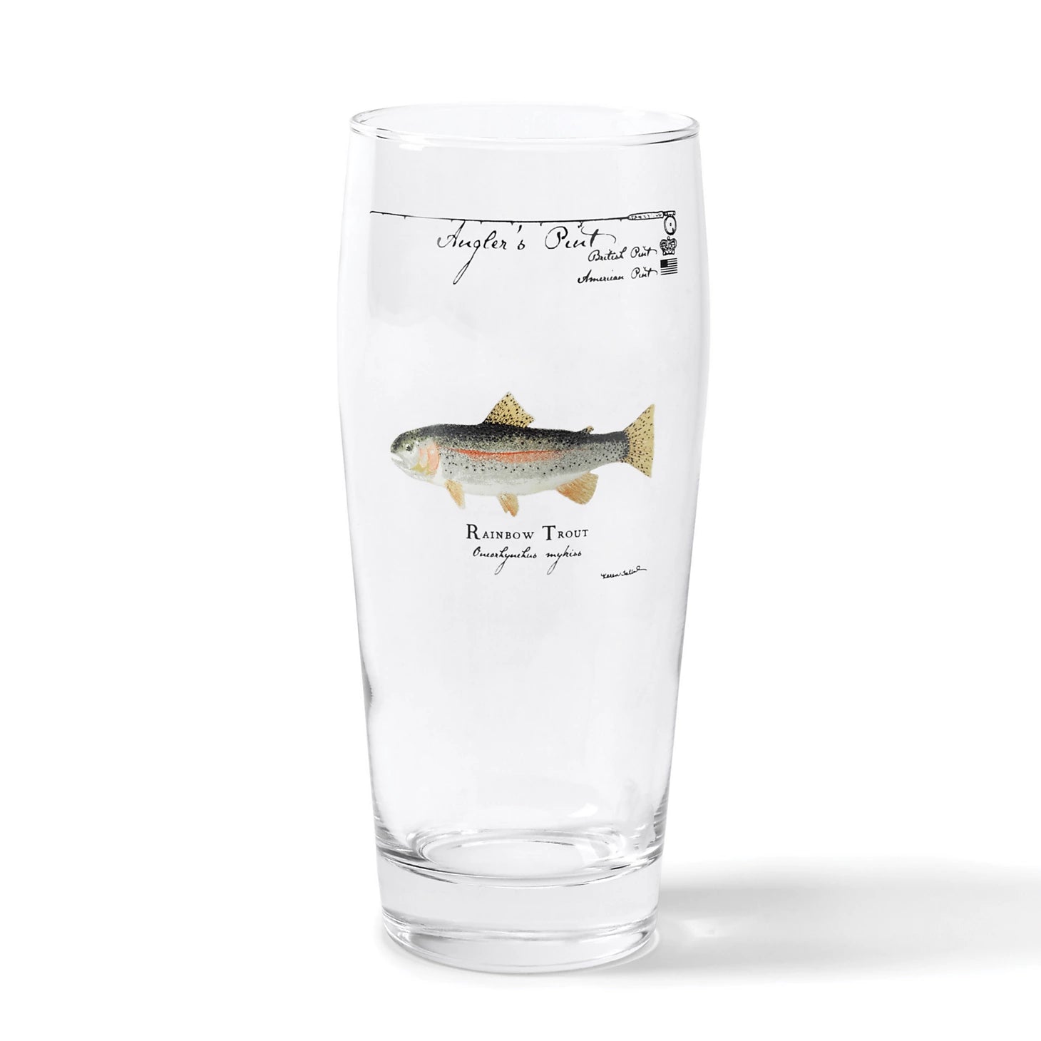 Angler's Pint Glass